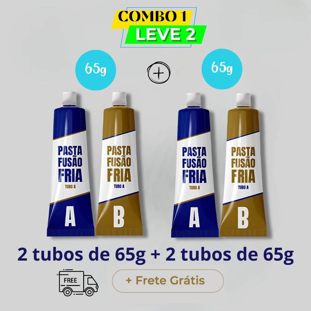 Solda Fusão Fria LP: Reparador Profissional Super Resistente e de Secagem Rápida