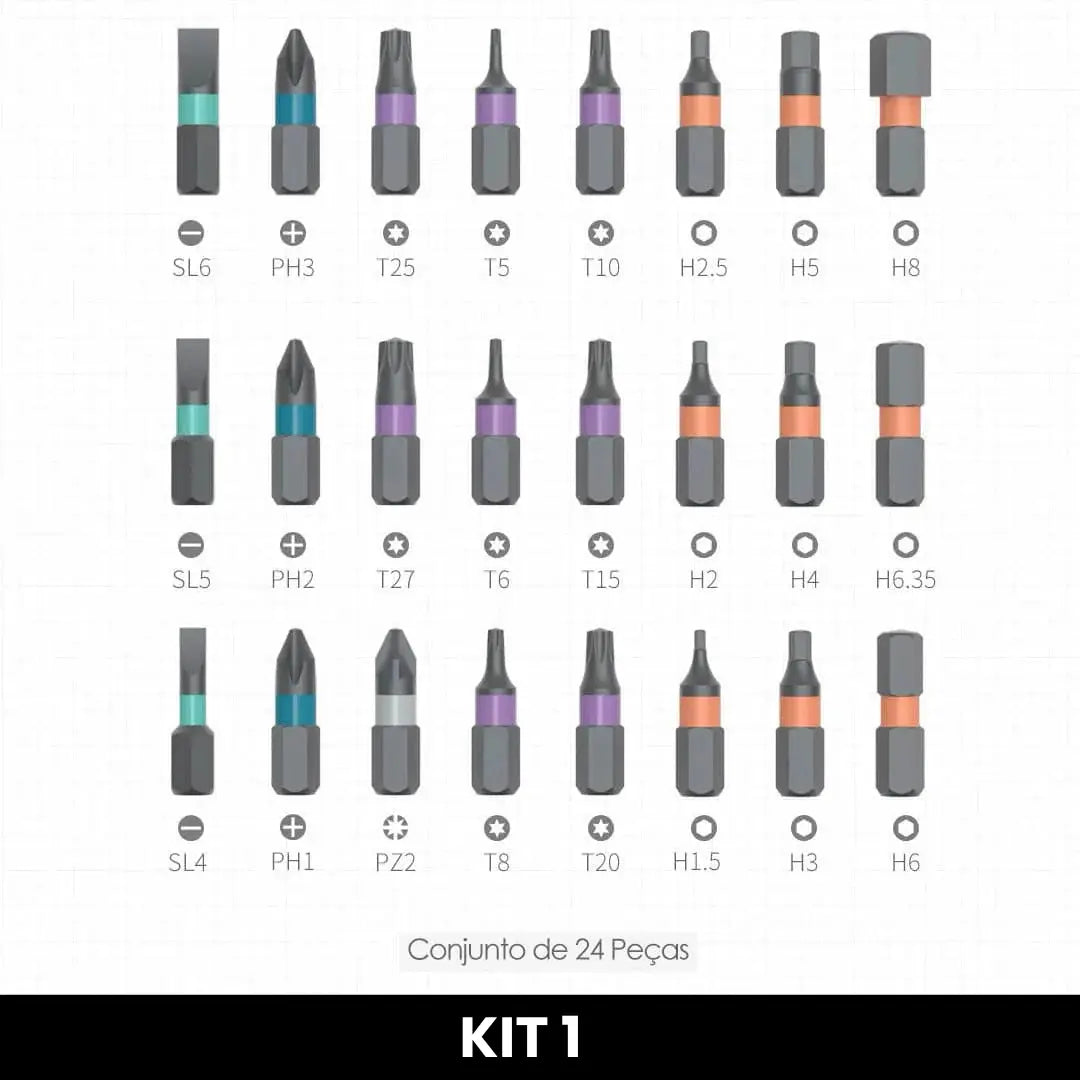 Milti Tools - Caixa de Ferramentas Multifuncional 33 em 1