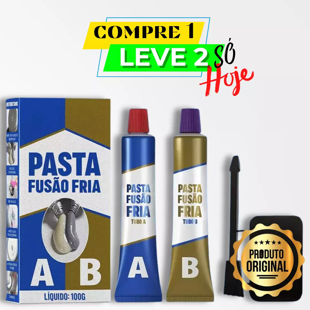 Solda FusãoFria™: Reparador Profissional Super Resistente + Pague1 LEVE 2