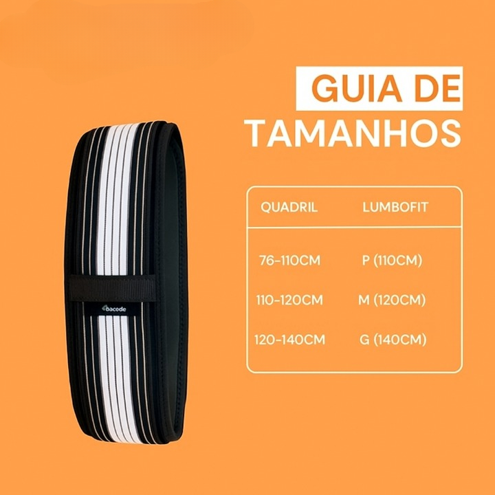Cinto para dor nas costas - Lumbofit + Brinde Exclusivo