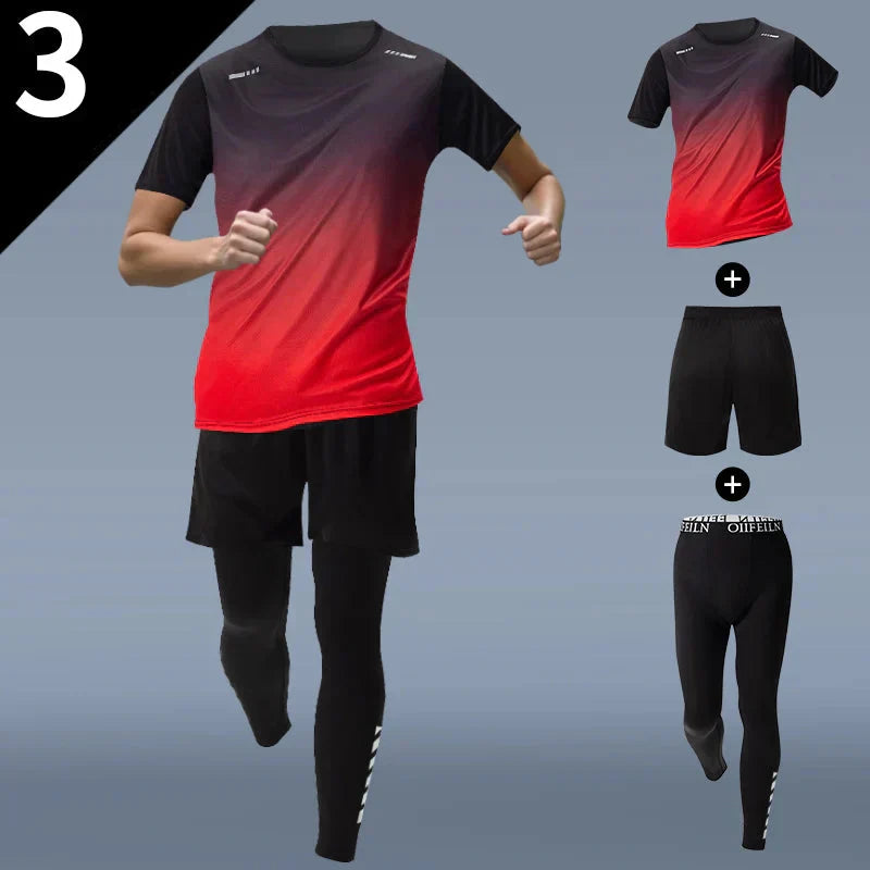 Conjunto Camisa, Calça e Short