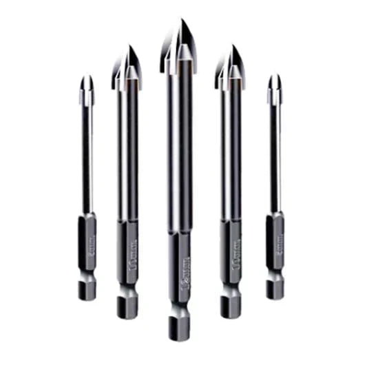 MasterDrill Performance™ - Kit 5 Brocas Universais Anti-ferrugem