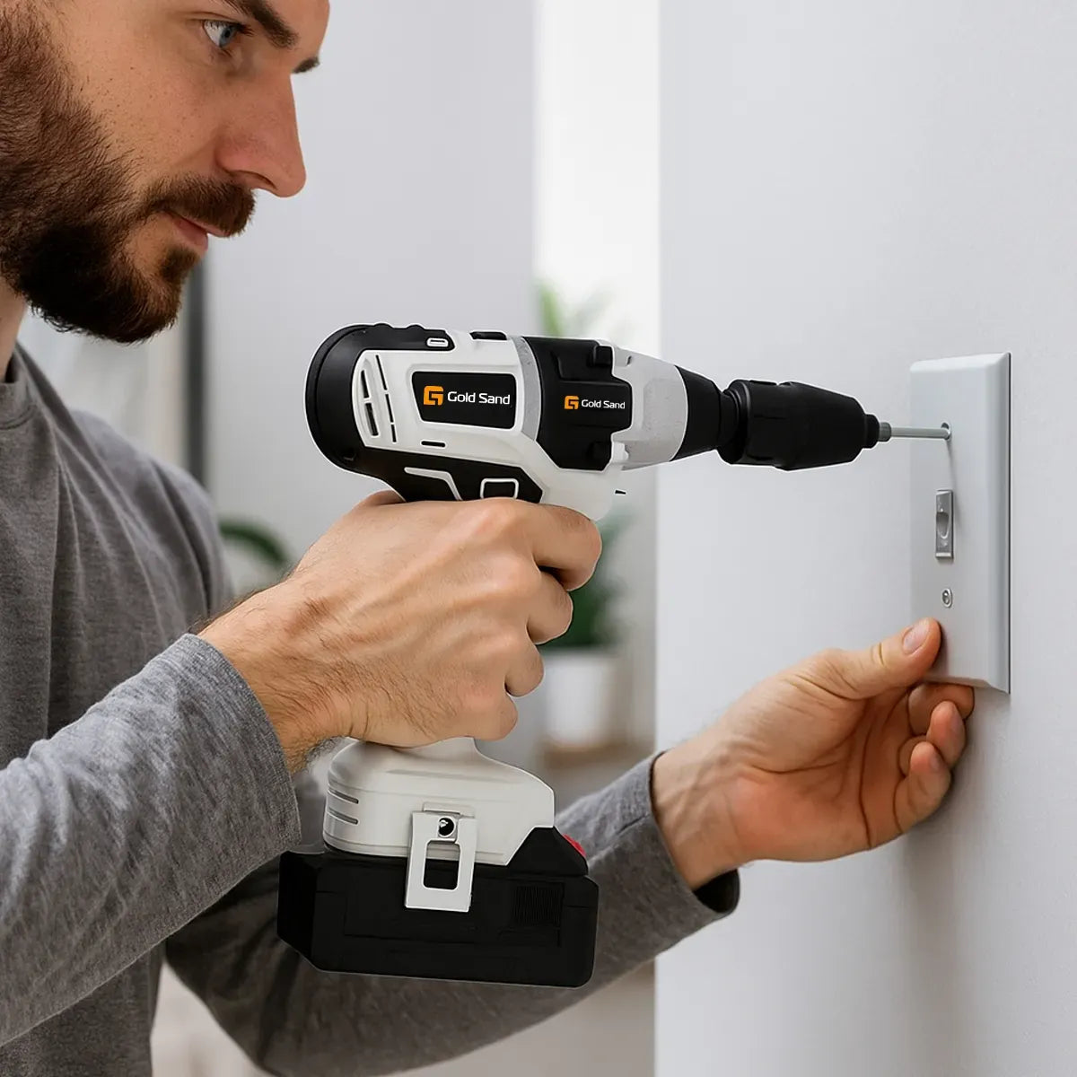 Kit 10 em 1 Parafusadeira Com 2 Baterias Lixadeira Profissional