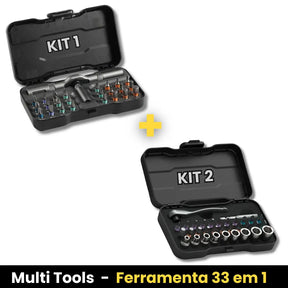 Milti Tools - Caixa de Ferramentas Multifuncional 33 em 1