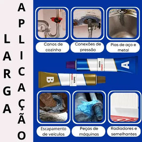 Solda FusãoFria™:  Super Resistente + LEVE 2 Pague 1 - SOMENTE HOJE