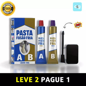 Solda FusãoFria™:  Super Resistente + LEVE 2 Pague 1 - SOMENTE HOJE