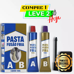 Solda FusãoFria™: Reparador Profissional Super Resistente + Pague1 LEVE 2