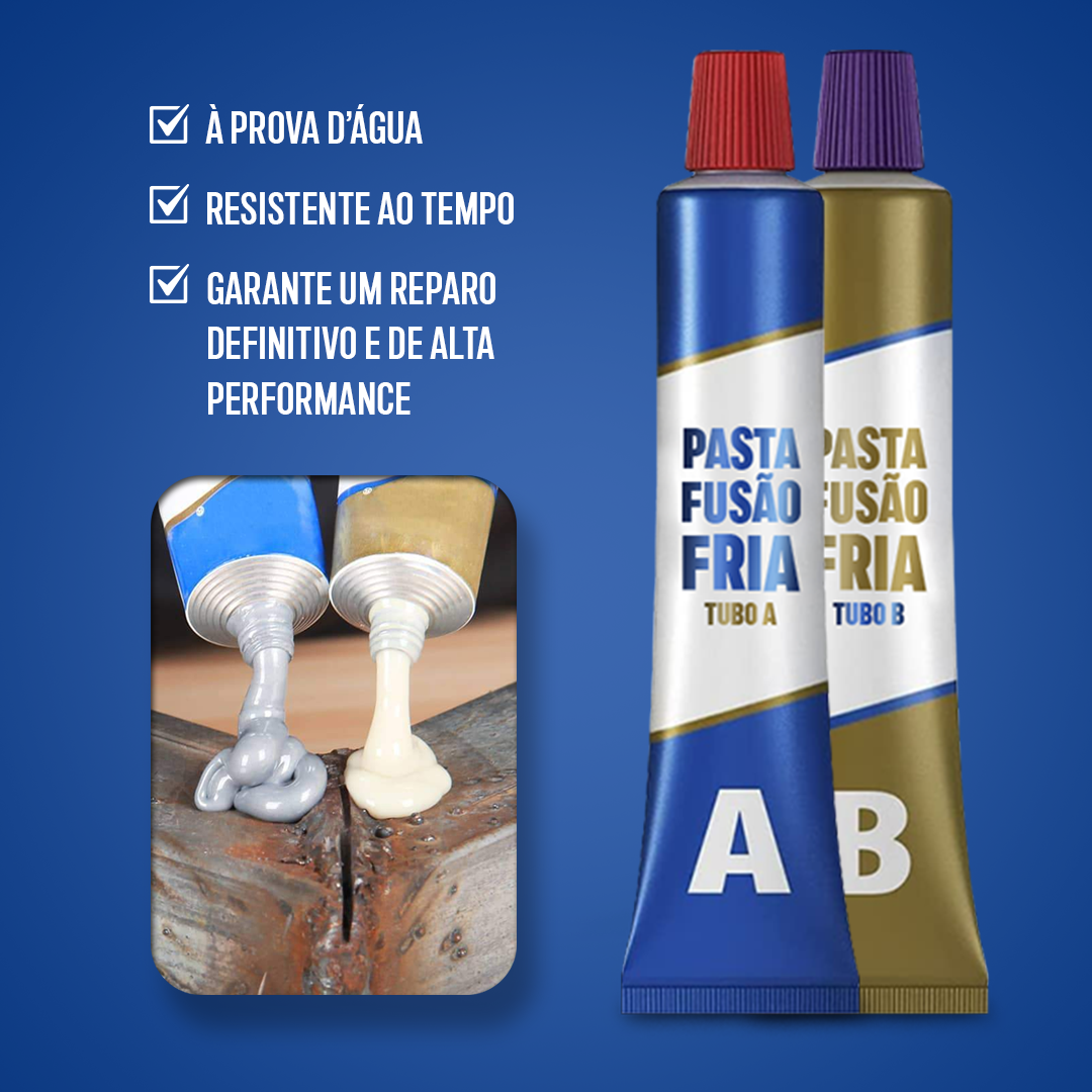 Solda FusãoFria™: Reparador Profissional Super Resistente + Pague1 LEVE 2