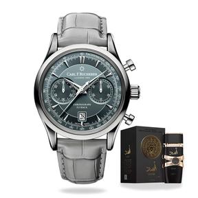 Monarch Flyback 42mm + Perfume Lattafa Asad