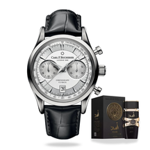 Monarch Flyback 42mm + Perfume Lattafa Asad