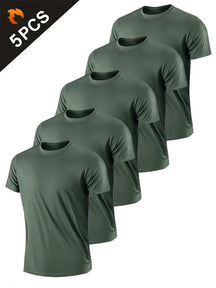 5PCS Camisa Respirável Simples
