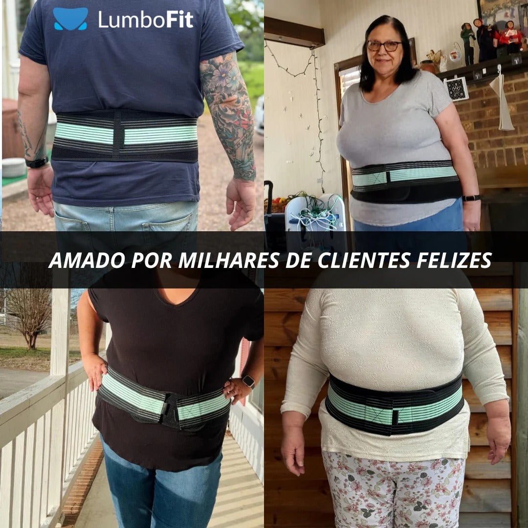 Cinto para dor nas costas - Lumbofit + Brinde Exclusivo