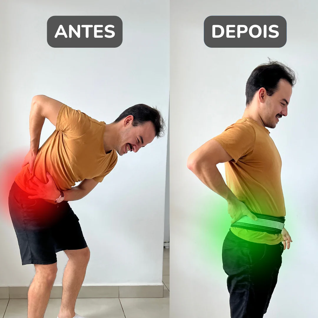 Cinto para dor nas costas - Lumbofit + Brinde Exclusivo